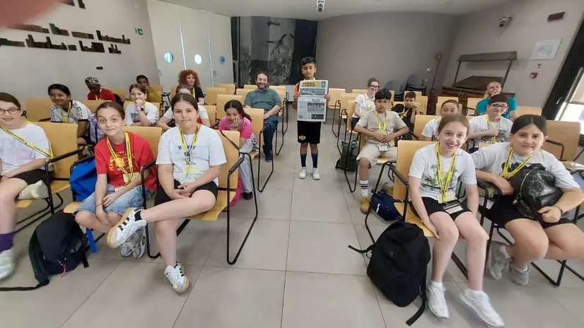 La classe 5C della scuola primaria don Milani di Rovato in visita al GdB