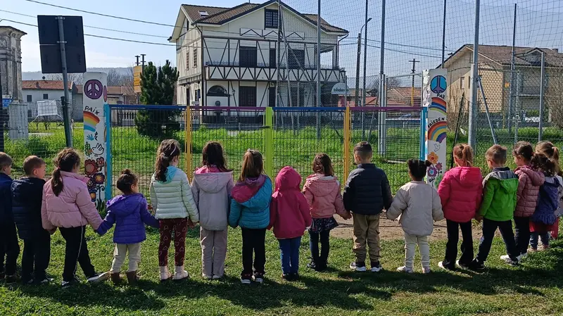 Alcuni dei piccoli partecipanti al concorso