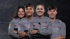 Il team «giovane» di Luna Rossa con Giubilei, Gradoni, Porro e Santi - Foto profilo Instagram Porro