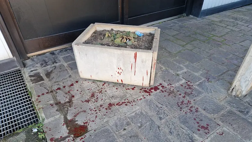 Il punto in cui era stato soccorso il ferito - © www.giornaledibrescia.it