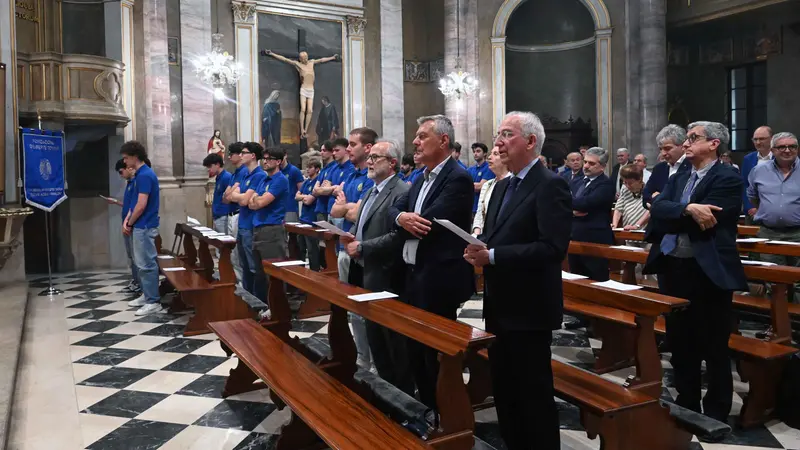 La messa a San Luca in ricordo di Vittorino Chizzolini