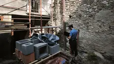 Il cantiere dove è avvenuto l'incidente