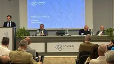 Un momento dell’assemblea di Confapi Brescia