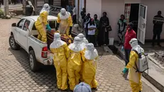 Una vittima dell'ebola all'ospedale di Bunia - Foto Ansa © www.giornaledibrescia.it