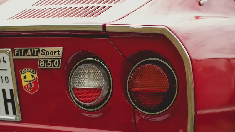 Il dettaglio di una Fiat 850