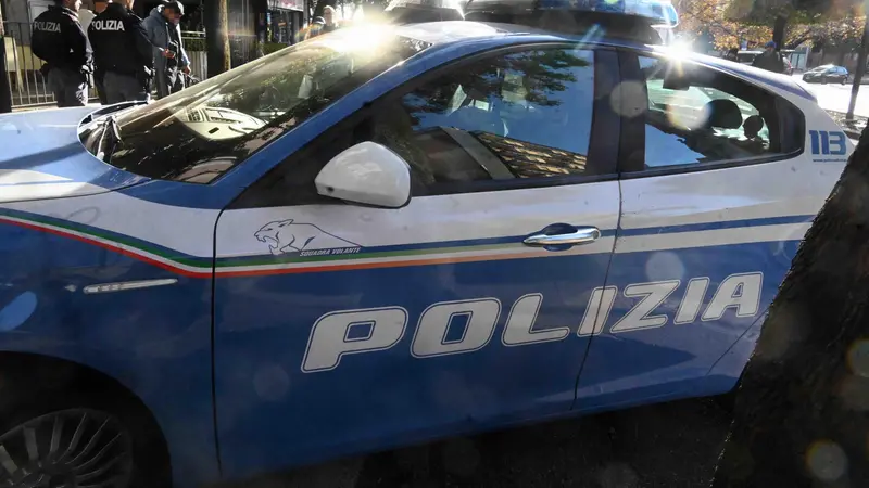 Un'auto della Polizia - Foto d'archivio