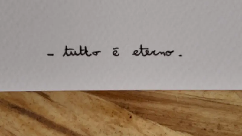 La frase che campeggia su ogni menù