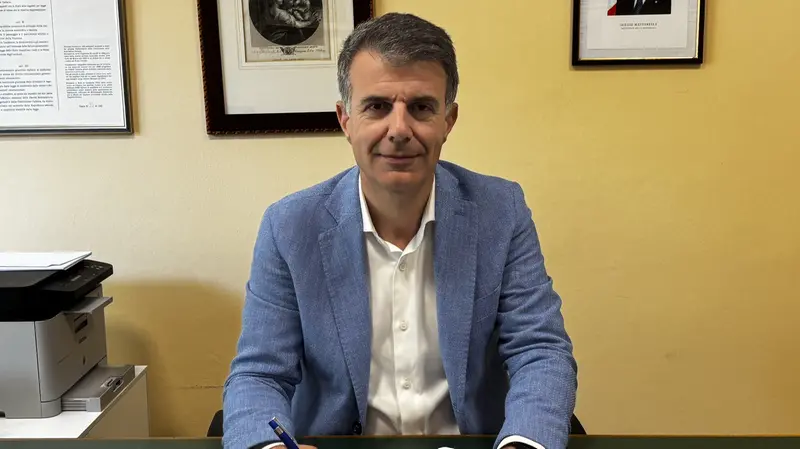 Il sindaco Davide Comaglio