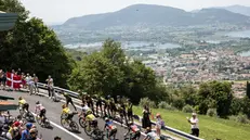 Sport Ciclismo Giro d’Italia passaggio a Iseo nella foto passaggio giro maglia rosa 27/05/2026 Comincini@newreporter