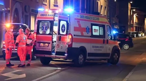 Necessario l'intervento delle ambulanze