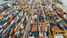 Una distesa di container