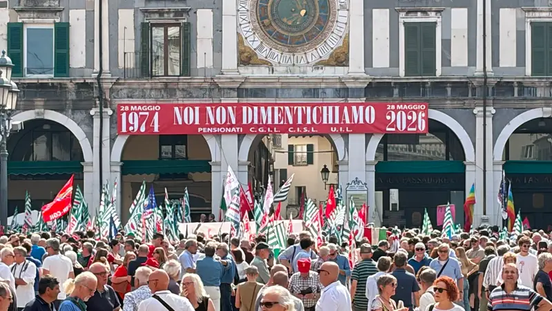 Le celebrazioni nel 52esimo anniversario della Strage di piazza Loggia
