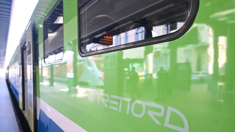 Un convoglio di Trenord