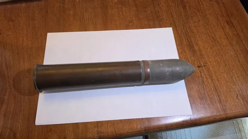 La granata d’artiglieria della Prima Guerra Mondiale da 47 millimetri