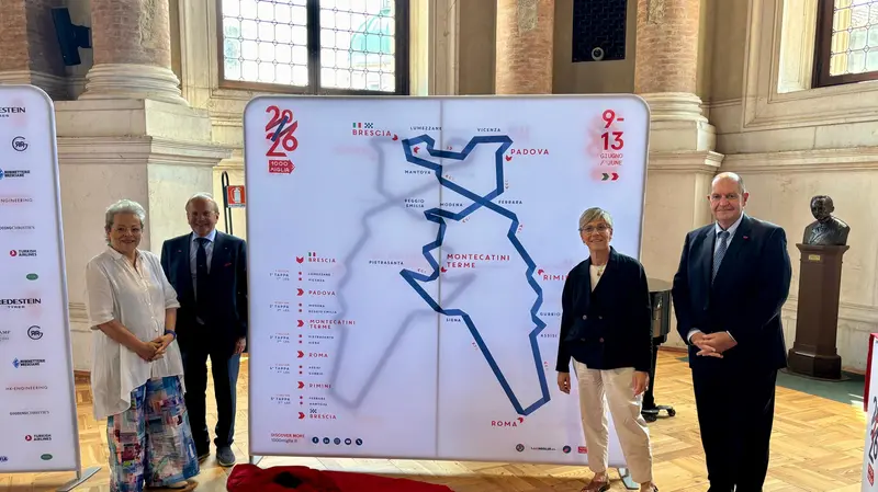 Il percorso 2026 svelato in Loggia da Saottini, Bonomi, Castelletti e D'Alvia