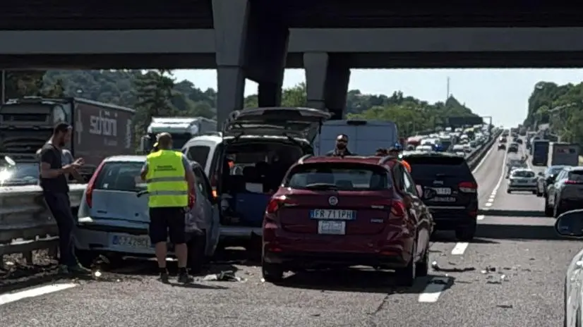 Incidente in A4 all'altezza di Desenzano