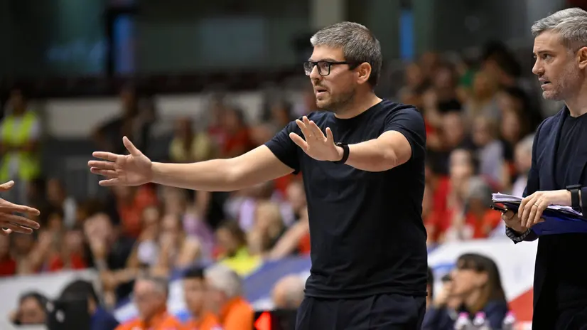 Matteo Cotelli, coach della Germani © www.giornaledibrescia.it