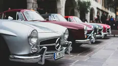 Alcune auto storiche in corso Zanardelli
