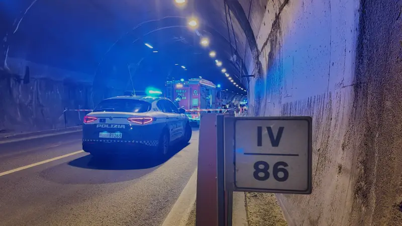 La galleria all'interno della quale è avvenuto l'incidente - © www.giornaledibrescia.it