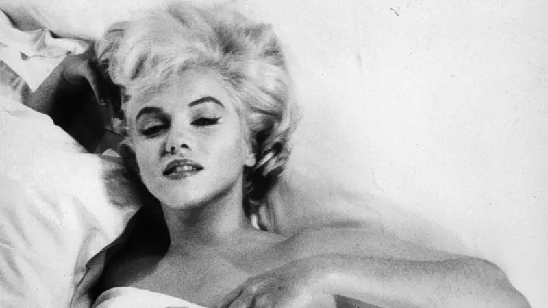 Una celebre foto della diva