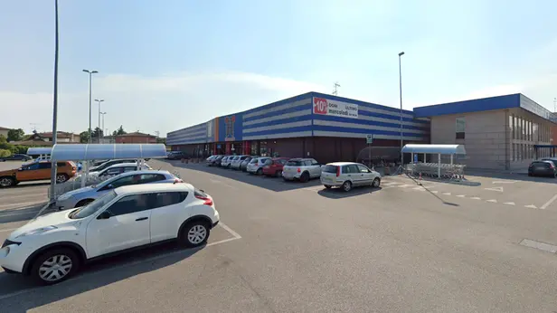 Il parcheggio del Rossetto di Montichiari (da Maps)