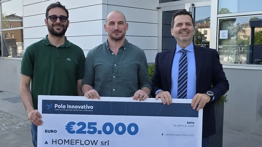 Alla guida di HomeFlow: Fabrizio Tudisco, Marco Copeta e Stefano Patelli
