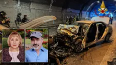 Nello schianto in galleria sono morti Elisa Pasqua Zanola e il figlio Pierluigi Moraschetti