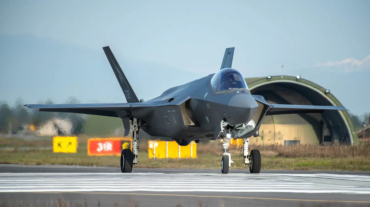 Un F-35 in uso alla base di Ghedi - © www.giornaledibrescia.it