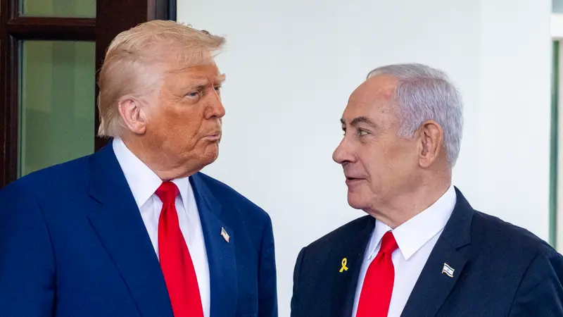 Donald Trump e Benjamin Netanyahu - Foto Ansa © www.giornaledibrescia.it