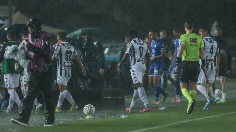 Brescia-Ascoli sospesa per pioggia