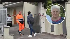 Mauro Pedrotti è stato condannato all'ergastolo per aver ucciso la madre Santina Delai (nel tondo) © www.giornaledibrescia.it