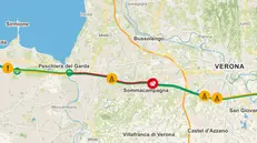 Il sito dell'autostrada Brescia-Padova testimonia i problemi di viabilità
