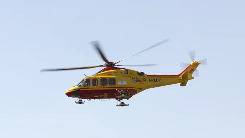 L'elisoccorso è intervenuto a Sabbio Chiese