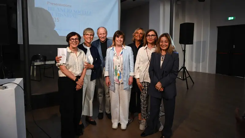 I protagonisti della presentazione del bilancio di Fondazione Asm - © www.giornaledibrescia.it