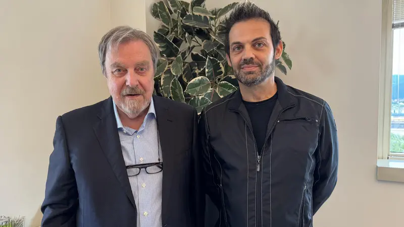 Il presidente Luigi Linotto e l’ad Giuseppe De Rosa