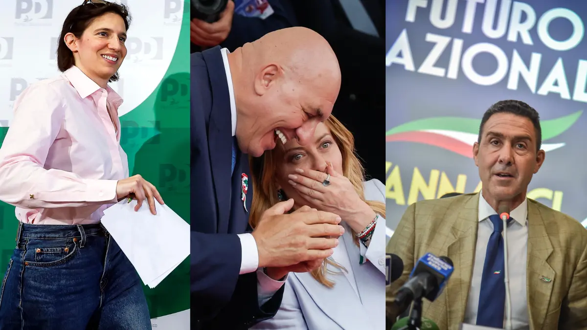 Schlein, Crosetto, Meloni e Vannacci: alcuni dei protagonisti della politica italiana di questo periodo - Foto Ansa © www.giornaledibrescia.it