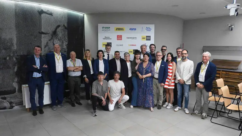 Gli organizzatori e i sostenitori della seconda edizione della Gdb Run