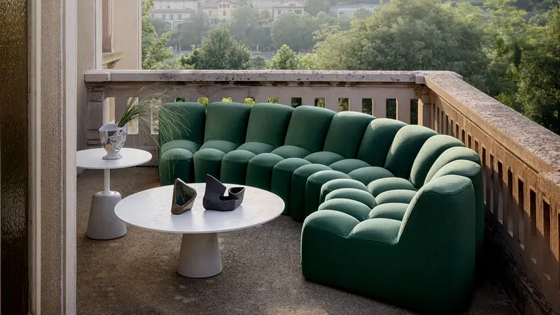 Uno dei balconi a Villa Laffranchi - Foto Nava Rapacchietta