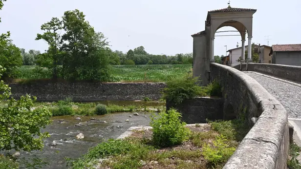 Il fiume Chiese a Pontenove di Bedizzole © www.giornaledibrescia.it