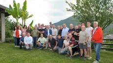 Foto di gruppo per i partecipanti alla visita