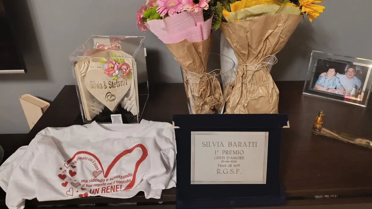 Uno dei primi premi consegnati ai fratelli Baratti