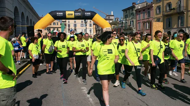 GdB Run 2026, la partenza da piazzale Arnaldo
