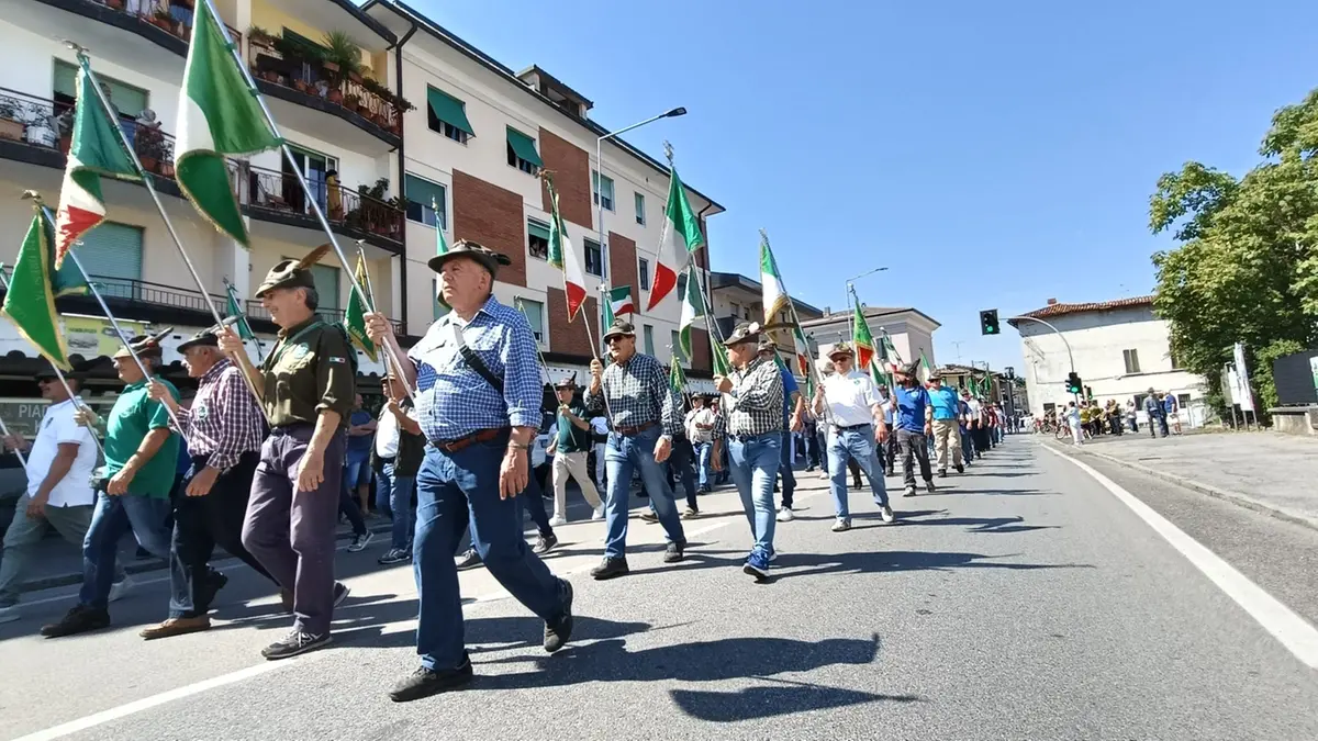Alpini, l'adunata sezionale di Brescia a Molinetto