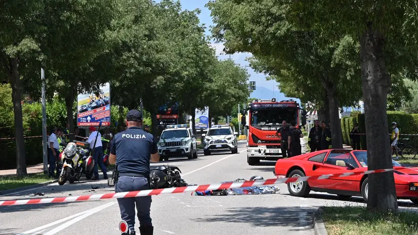 L'incidente mortale in via dei Colli storici a Desenzano