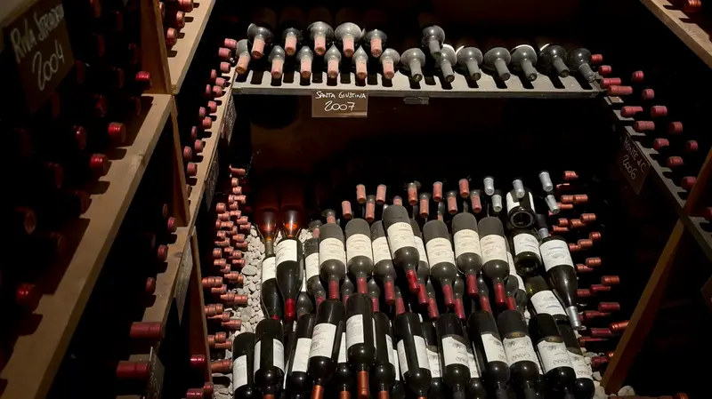 Alcuni dei prodotti della cantina storica