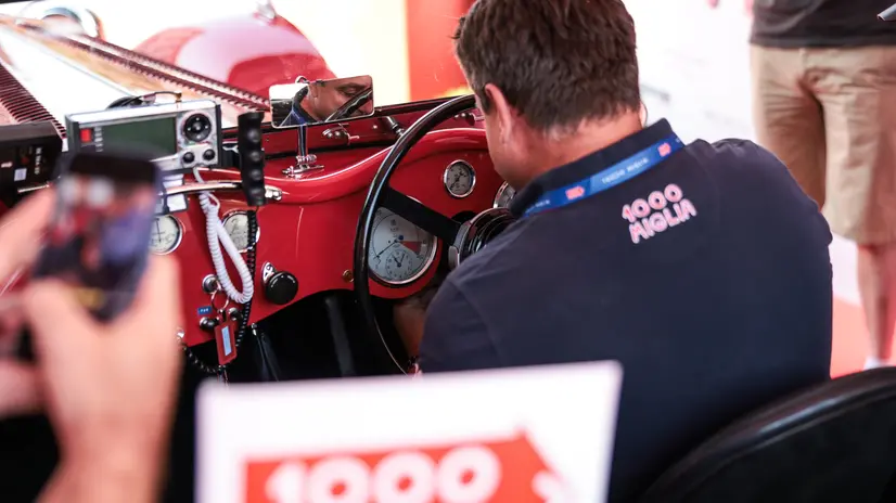Sport Motori Mille Miglia 2026 punzonatura piazza Vittoria Lunedì mattina primo invio nella foto un momento dell’evento 08/06/2026 Comincini@newreporter