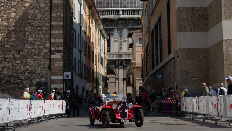 secondo invio Brescia Cronaca Motori Mille Miglia 2026 Punzonatura LUNEDI MATTINA nella foto un momento dell’evento 07/06/2026 Mazzocchi@newreporter