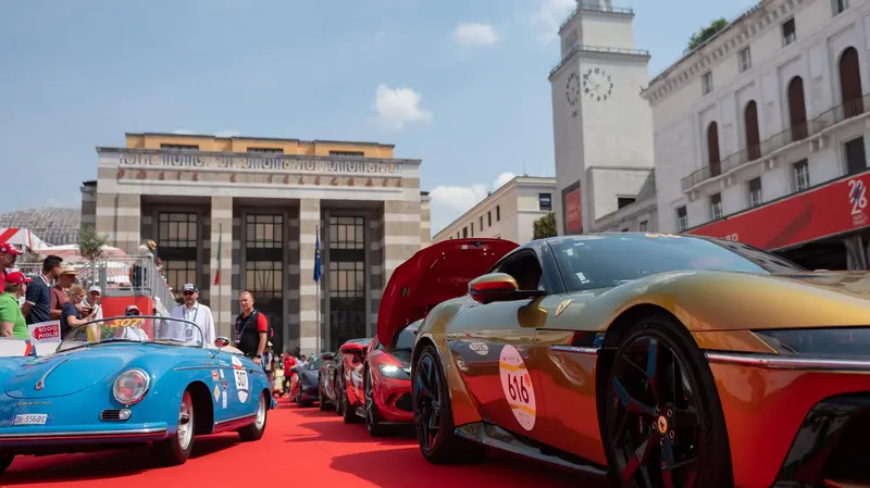 quarto invio Brescia Cronaca Motori Mille Miglia 2026 Punzonatura LUNEDI MATTINA nella foto un momento dell’evento 07/06/2026 Mazzocchi@newreporter