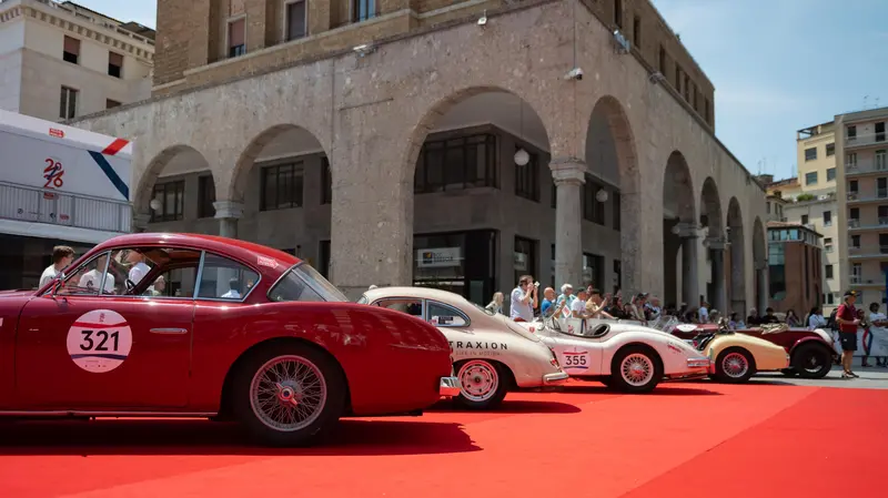 ottavo  invio Brescia Cronaca Motori Mille Miglia 2026 Punzonatura LUNEDI MATTINA nella foto un momento dell’evento 07/06/2026 Mazzocchi@newreporter