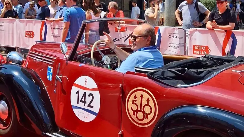 Fiat 1100 Monviso Stella Alpina del 1947 per i 500 di Beretta